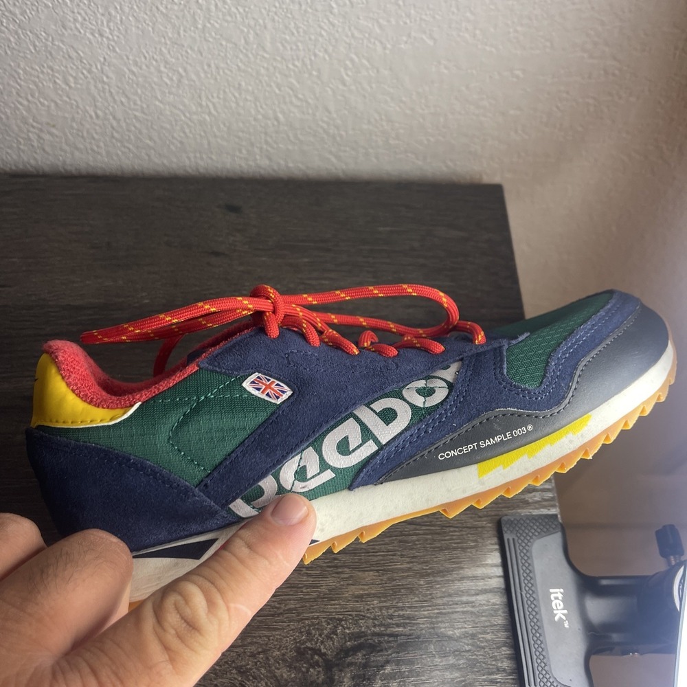 Reebok Classic Leather Ripple Altered Green Red. Men's size 5. - Picture 7 of 16